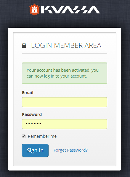 member are activated