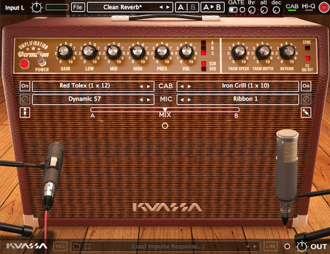 guitar amp simulator combo vermilion