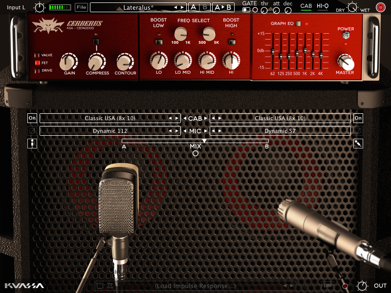 Cerberus Bass Amp VST - VST3 - AU - AAX