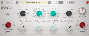 4-band parametric equalizer. Inspired by the EQ section of a renowned British Classic --the Neve* 1081-- this equalizer delivers a clear, smooth sound for broad musical applications.