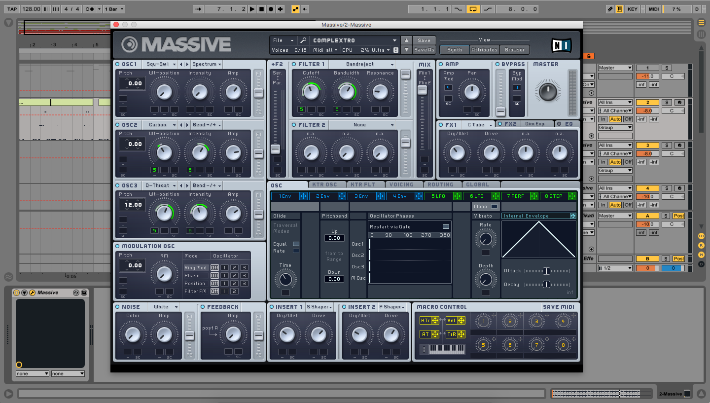 Using Amplifikation One and EVE-MP5 Audio Plugins for Your Bassline 1