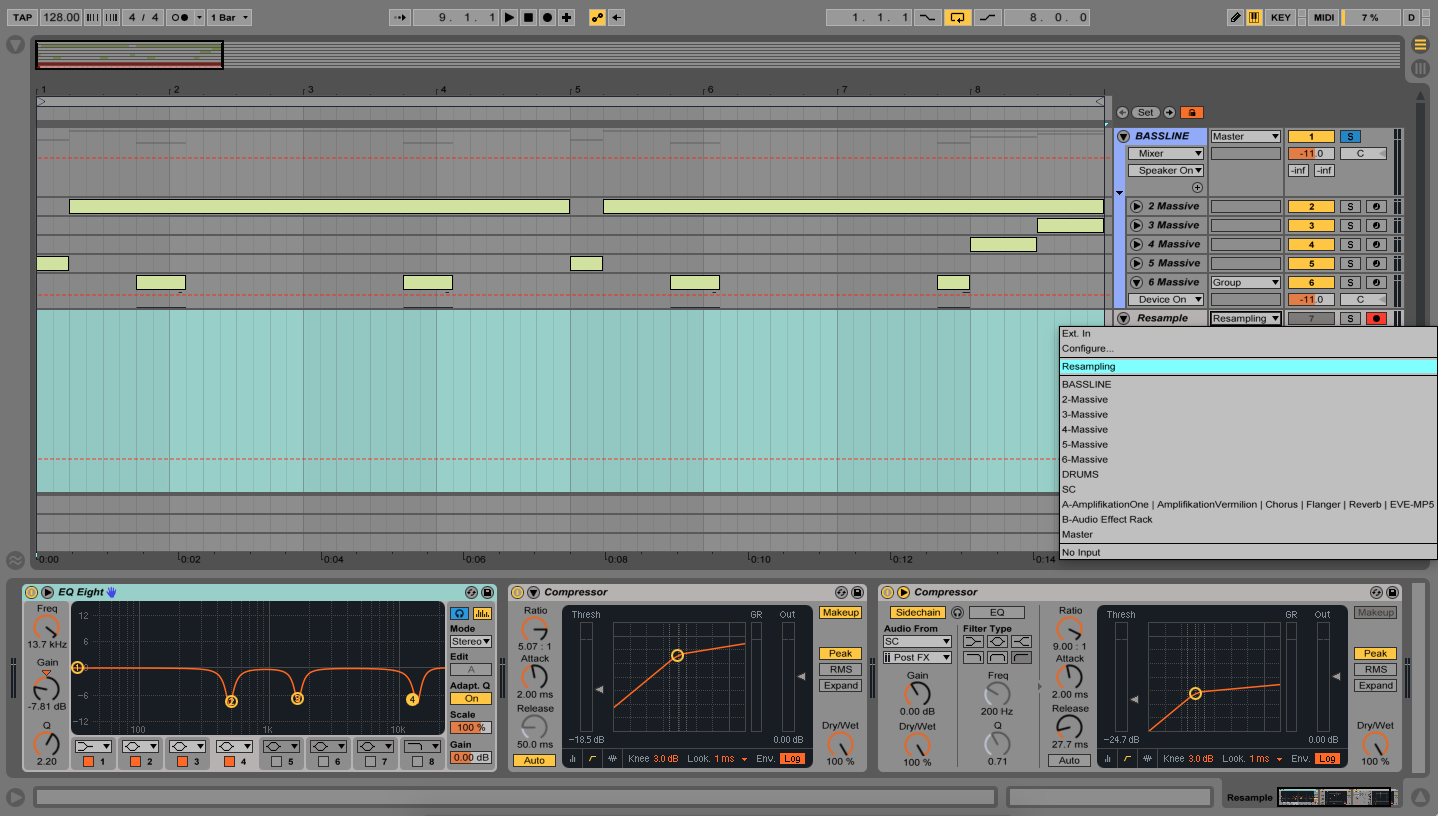 Using Amplifikation One and EVE-MP5 Audio Plugins for Your Bassline pt 3