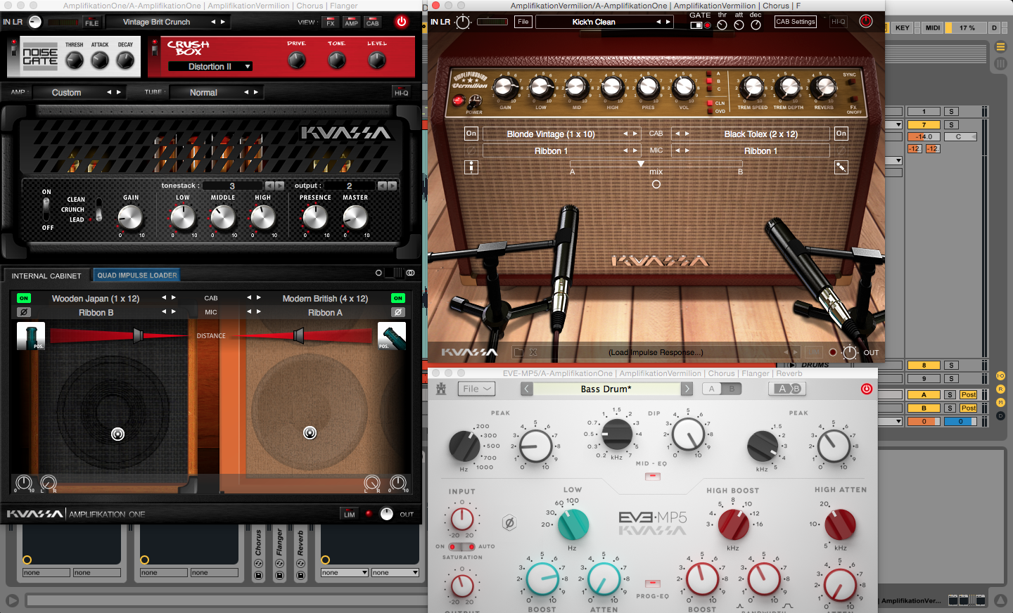 Using Amplifikation One and EVE-MP5 Audio Plugins for Your Bassline pt5