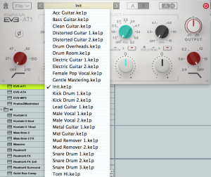 Presets are okay for starting points, but never generalize each setting of a specific track with the other.