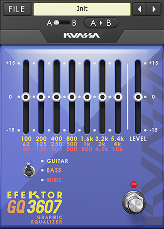 EFEKTOR GQ3607 Graphic EQ Screenshot