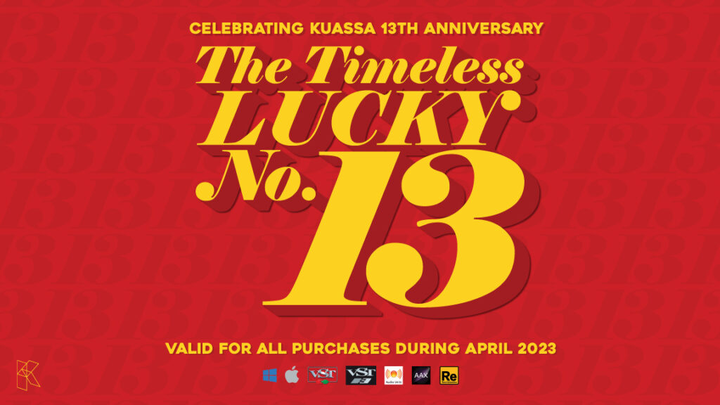 Kuassa's 13th Anniversary Sale: The Timeless Lucky 13