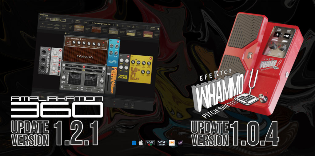 Whammo Updated to Ver. 1.0.4 and Amplifikation 360 Updated to Ver. 1.2.1