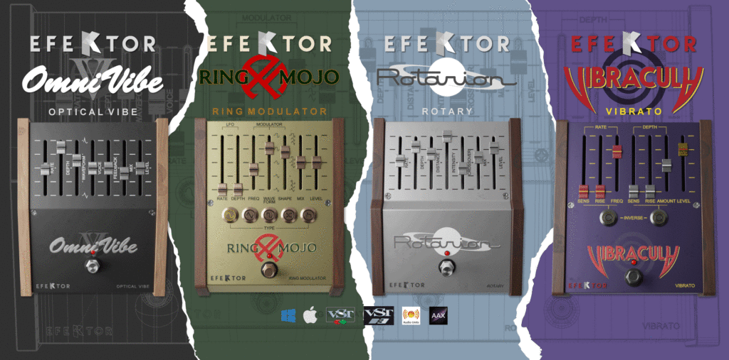 Four new modulation guitar effect emulations at intro price