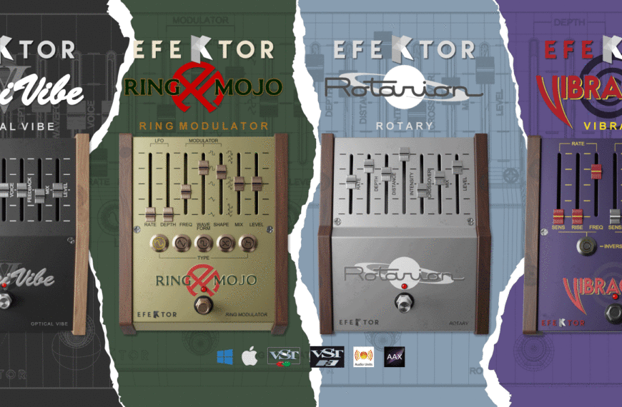Four new modulation guitar effect emulations at intro price