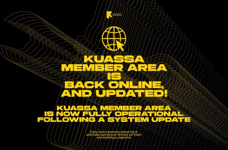 [Update] Kuassa Member Area is Back Online
